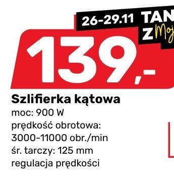 Szlifierka kątowa promocja w Bricomarche