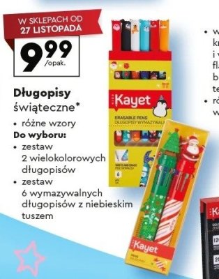 Długopisy świąteczne promocja w Biedronka