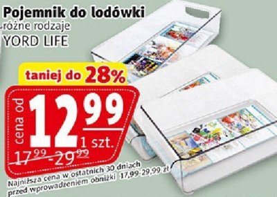 Pojemnik do lodówki YORD LIFE promocja w Prim Market