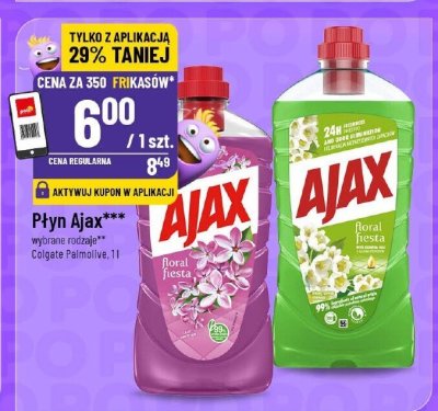 Płyn Ajax Floral Fiesta promocja w POLOmarket