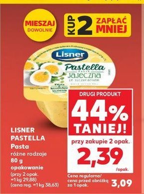 Pasta jajeczna ze szczypiorkiem Lisner pastella promocja