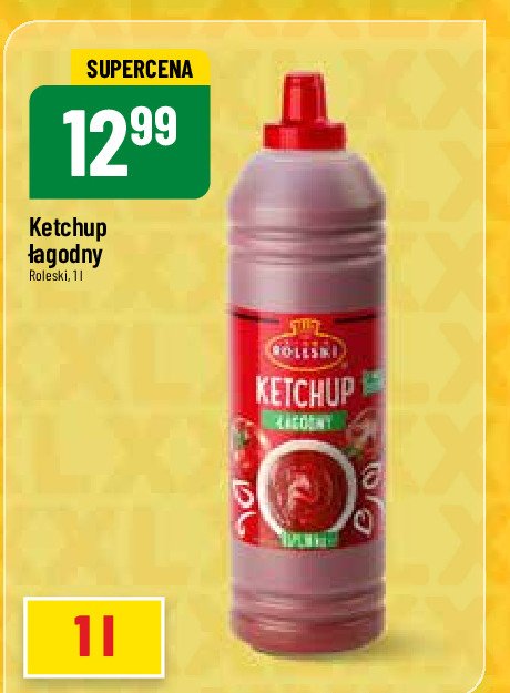 Ketchup łagodny Roleski promocja