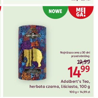 Herbata cardamon Sir adalbert's tea promocja