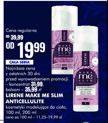 Balsam do ciała borowinowy LIRENE MAKE ME SLIM! promocja