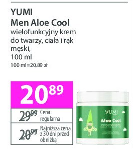 Krem aloe cool Yumi men promocja