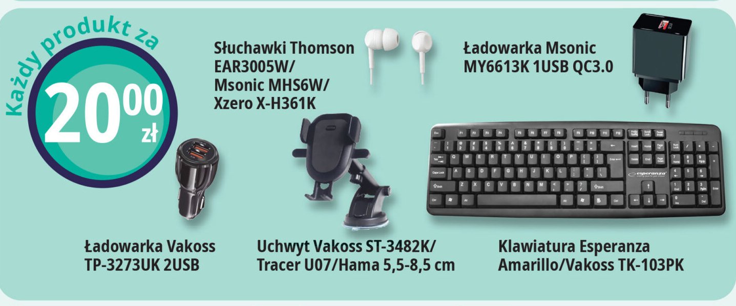 艁adowarka sieciowa my6613k Msonic promocja