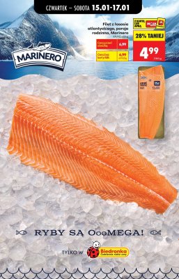 Filet z łososia atlantyckiego Marinero promocja w Biedronka