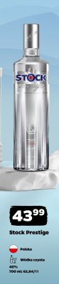 Wódka Stock Prestige promocja w Netto