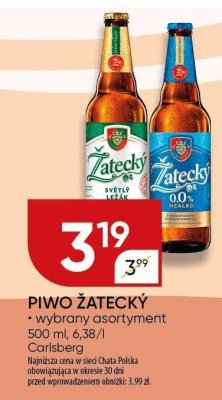 Piwo Żatecký wybrany asortyment promocja w Chata Polska