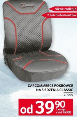 Pokrowce na siedzenia Classic Carcommerce 2 lub 8 elementów promocja w Selgros