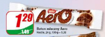Baton mleczny Aero promocja
