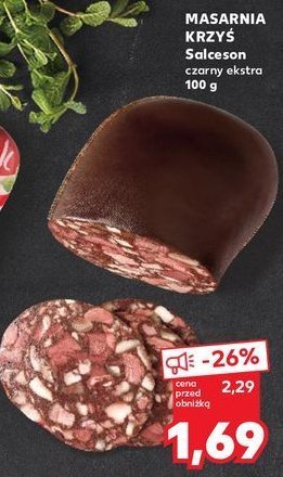 Salceson czarny extra Masarnia krzyś promocja