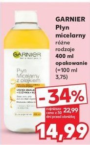 P艂yn micelarny z olejkiem arganowym Garnier skin naturals promocja