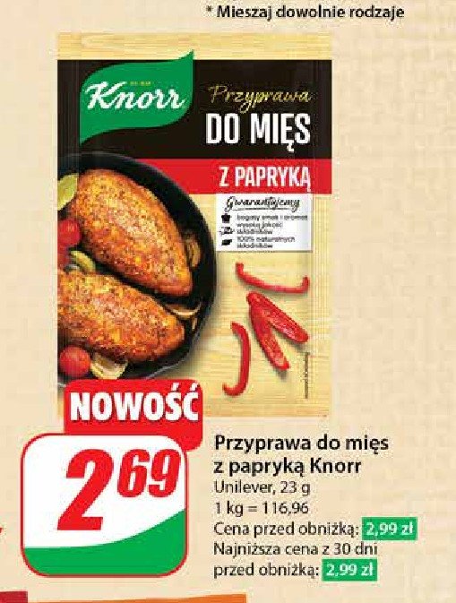 Przyprawa do mięs z papryką Knorr przyprawa promocja