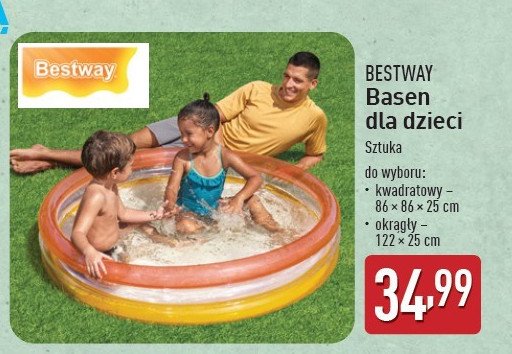 Basen nadmuchiwany 艣r. 122 cm Bestway promocja