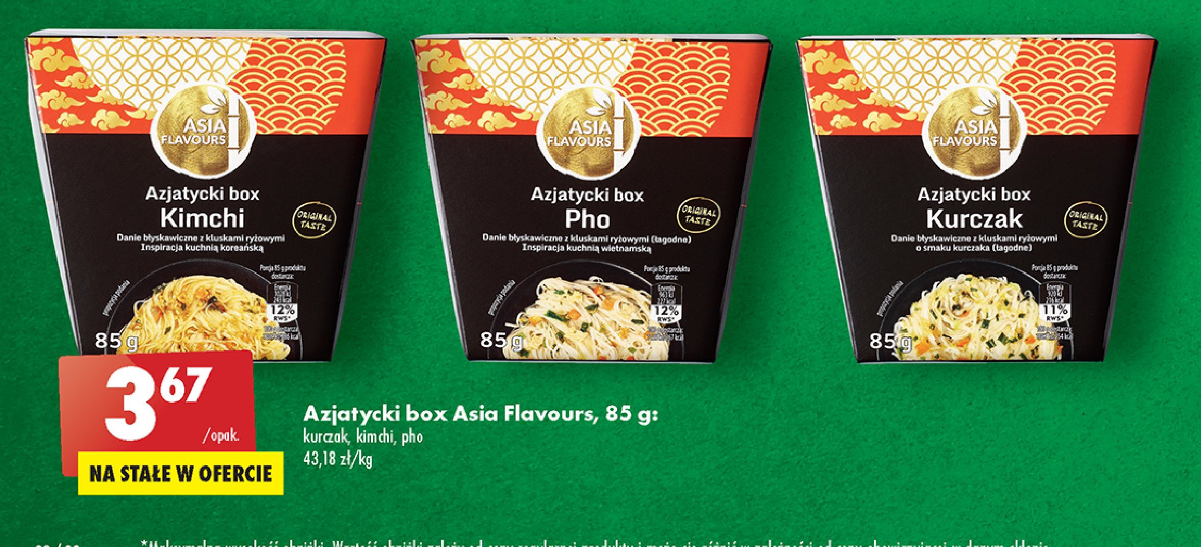 Azjatycki box kurczak Asia flavours promocje