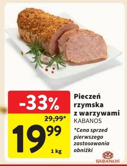 Pieczeń rzymska z warzywami Kabanos promocja