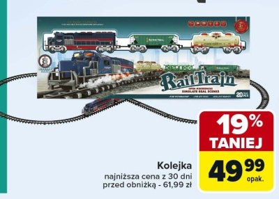 Kolejka Rail Train promocja w Carrefour