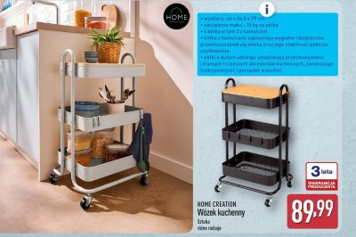 Wózek kuchenny Home Creation promocja w Aldi