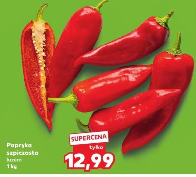 Papryka szpiczasta luzem promocja w Kaufland