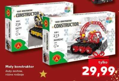 Mały konstruktor duży zestaw różne rodzaje promocja w Kaufland