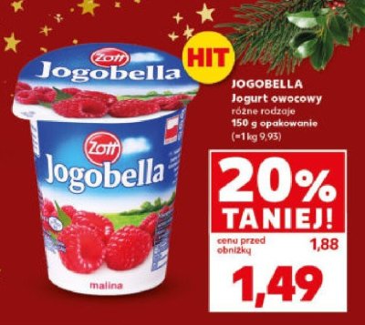 Jogurt owocowy Jogobella różne rodzaje 450 g opakowanie promocja w Kaufland