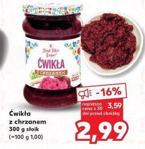 Ćwikła z chrzanem K-classic stąd takie dobre! promocja w Kaufland