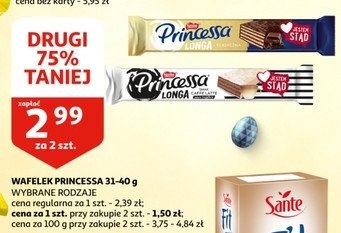 Wafelek dark chocolate klasyczna Princessa longa promocja
