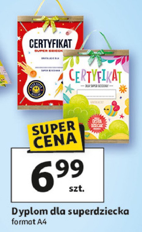 Certyfikat promocja