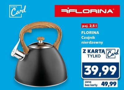 Czajnik nierdzewny Florina 2,5l promocja w Kaufland