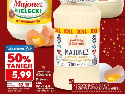 Majonez Siad takie >Dobre!< XXL 700 ml słoik promocja w Kaufland