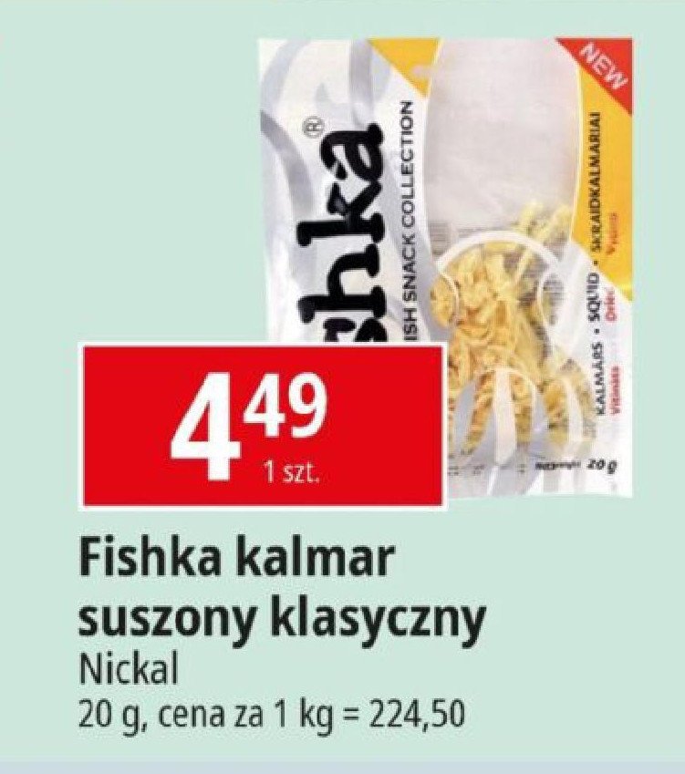 Kalmar suszony Fishka promocja