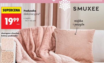 Poduszka dekoracyjna 45x45 cm promocja w Biedronka
