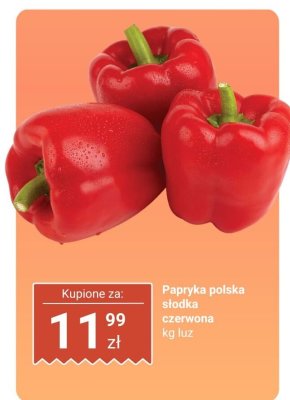 Papryka polska s艂odka czerwona Biedronka promocja w Biedronka