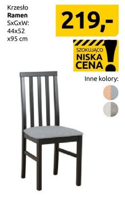 Krzesło Ramen Black Red White promocja w Black Red White