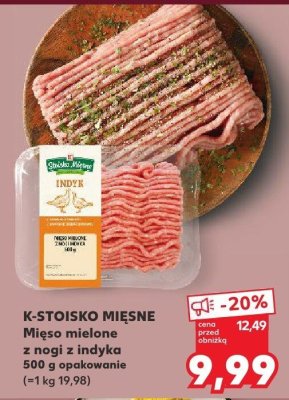 Mięso mielone z nogi z indyka promocja w Kaufland