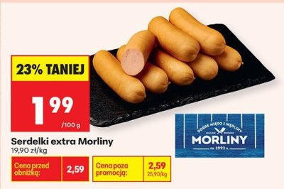 Serdelki extra  promocja w Biedronka