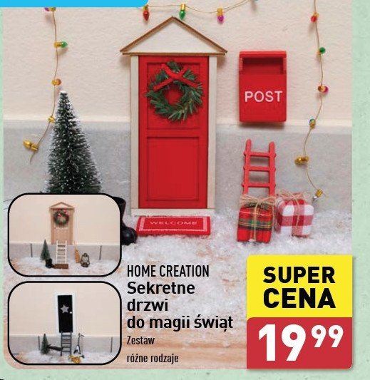 Sekretne drzwi do magii świąt Home creation promocja w Aldi