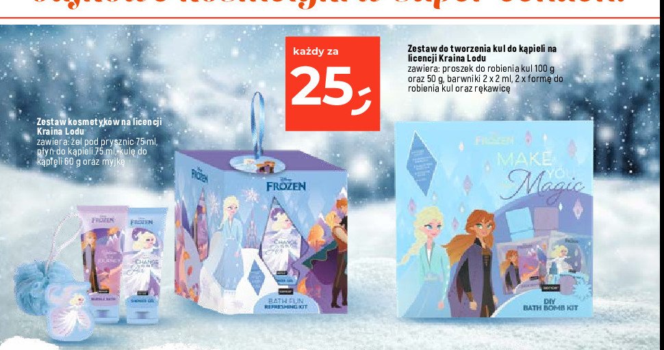 Zestaw do tworzenia kul do k膮pieli frozen promocja