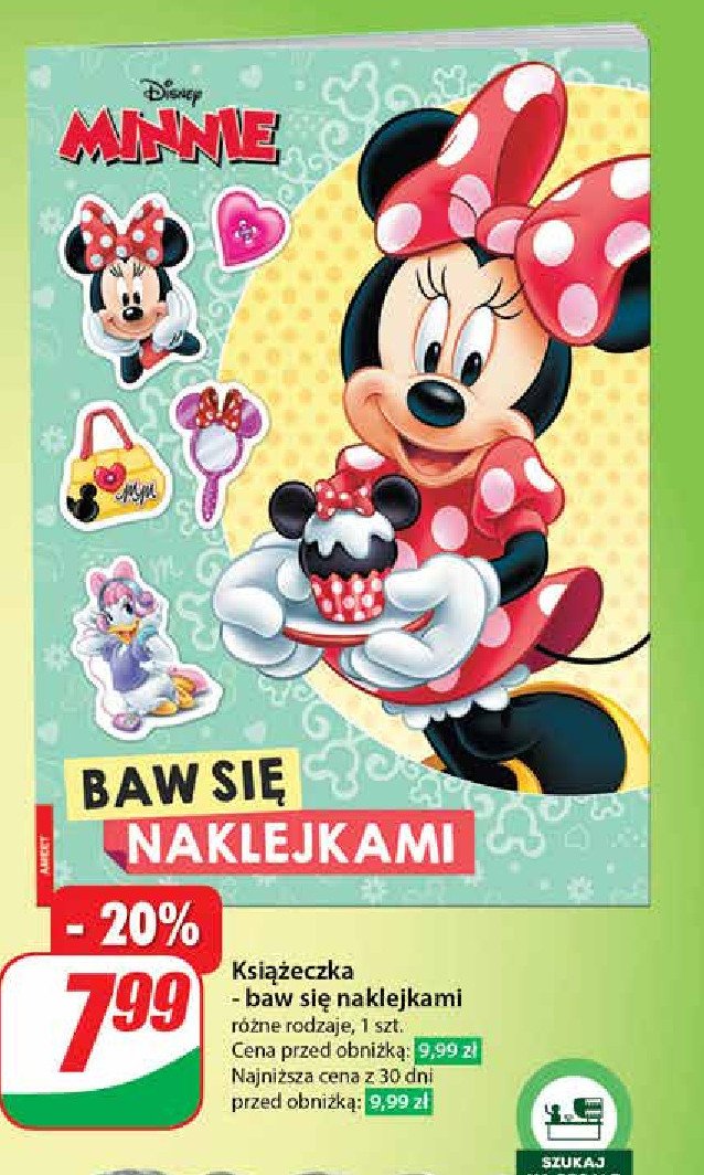 Baw się naklejkami minnie promocja