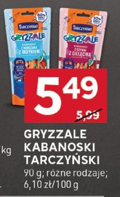 Gryzalę kabanosy tarczyński promocja w Stokrotka