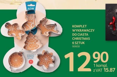 Komplet wykrawaczy do ciasta Christmas 6 sztuk promocja w Selgros