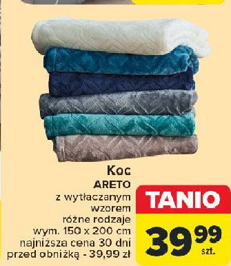 Koc areto 150 x 200 cm promocja