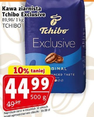Kawa ziarnista Tchibo Exclusive promocja w Prim Market
