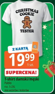 T-shirt damski/męski Pablo promocja w Leclerc