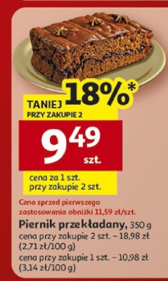 Piernik promocja w Auchan