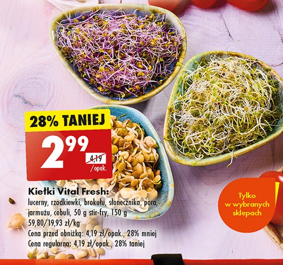 Kiełki stir-fry Vital fresh promocja