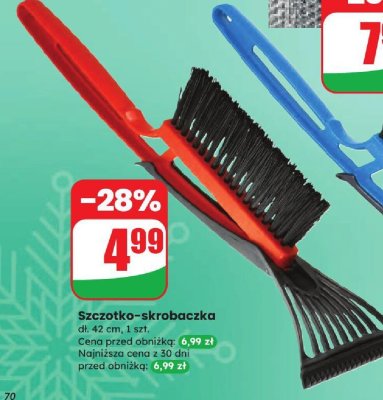 Szczotka-skrobaczka dł. 42 cm promocja w Dino