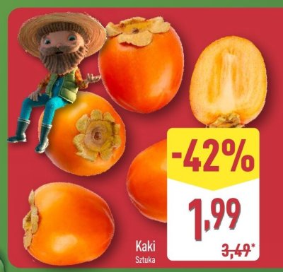 Kaki 1 szt. promocja w Aldi