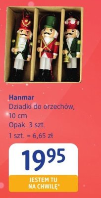 Dziadki do orzechów Hanmar, 10 cm, 3 szt. promocja w Drogerie DM